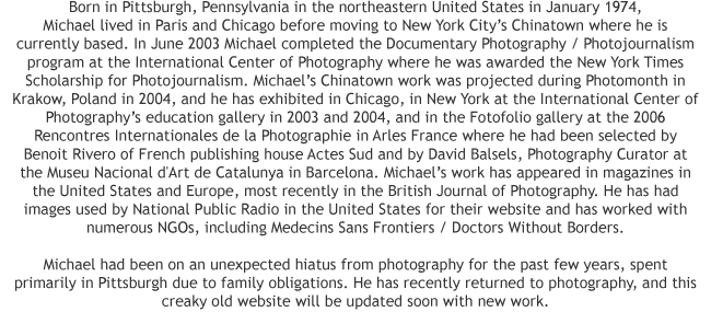 Michael Rhoades's bio text