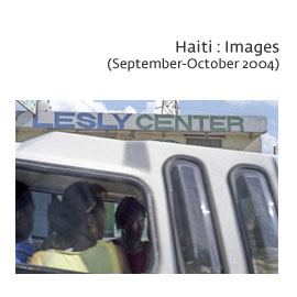 Haiti :  Images Sept - Oct 2004